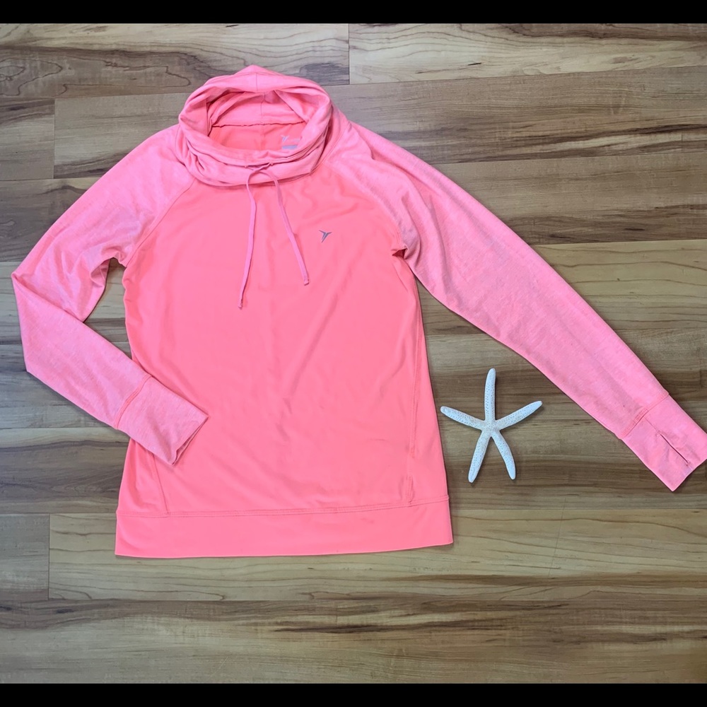 Old Navy Active Cowl Neck Long Sleeve Shirt
